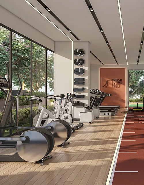 Gymnasium at Kalpataru Blossoms